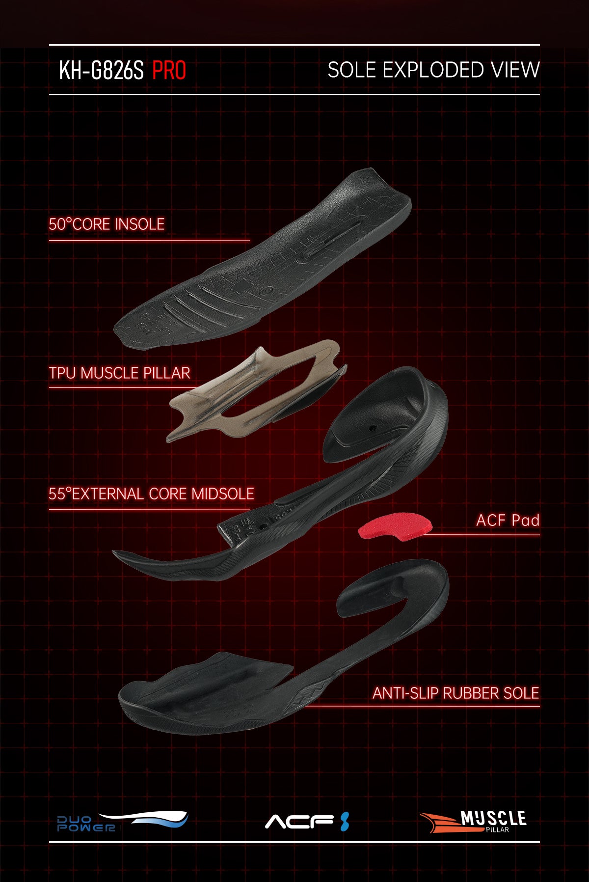 KUMPOO KH-G826S SHOES