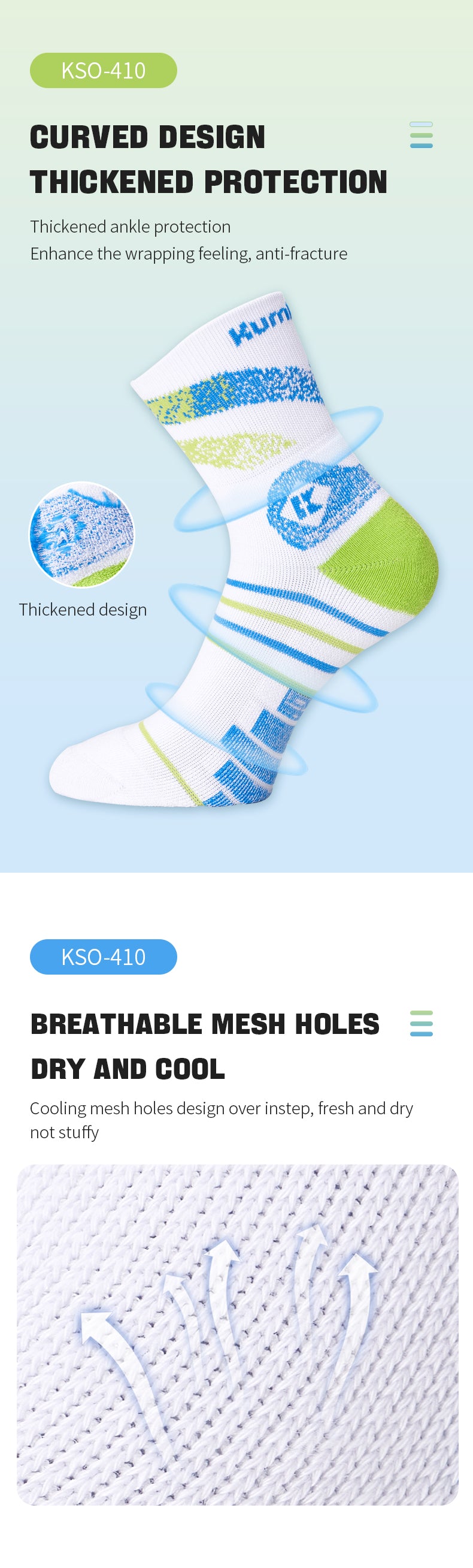 KUMPOO KSO-410 SOCKS