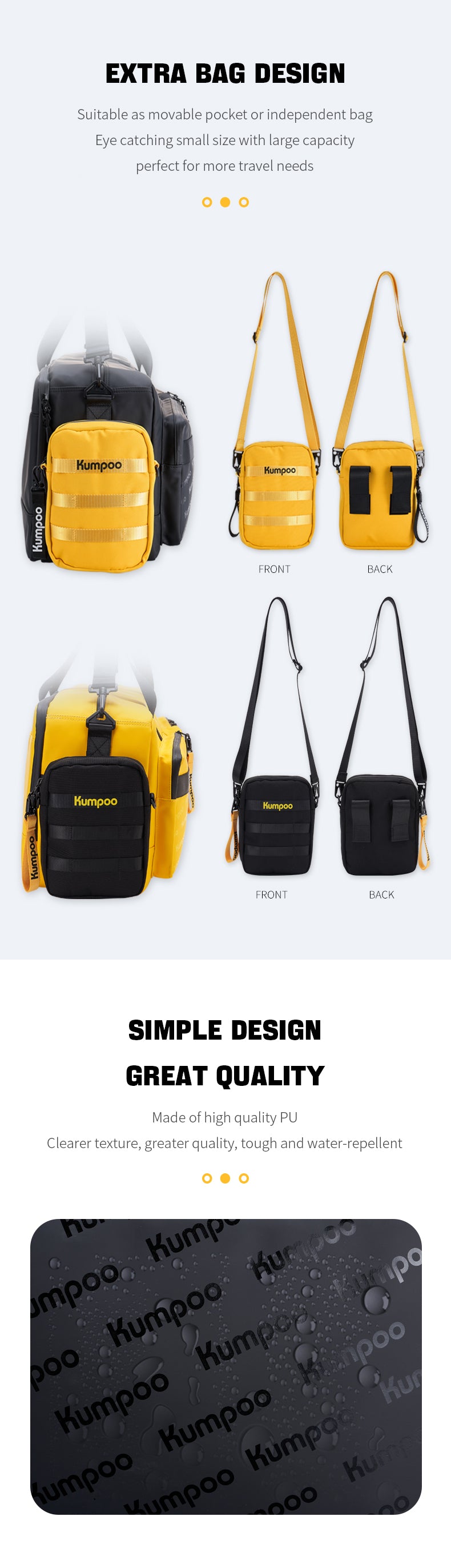 KUMPOO KB-369 RACKET BAG