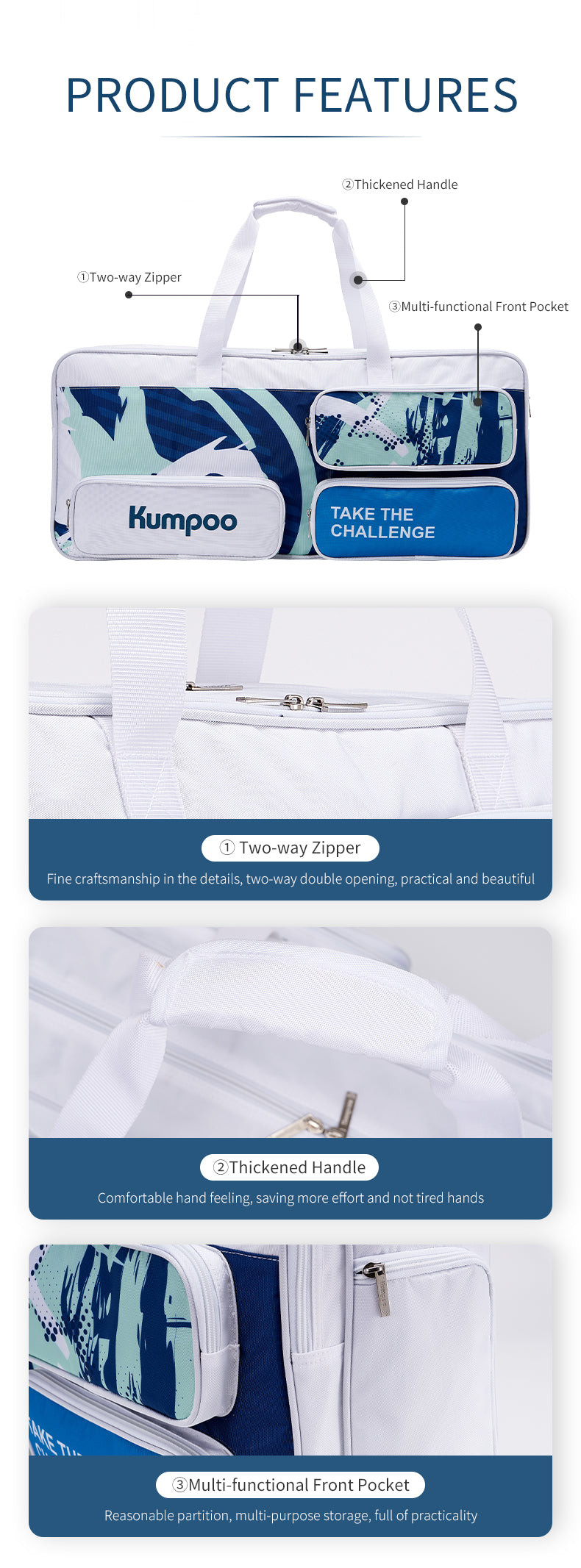 KUMPOO KB-463 RACKET BAG