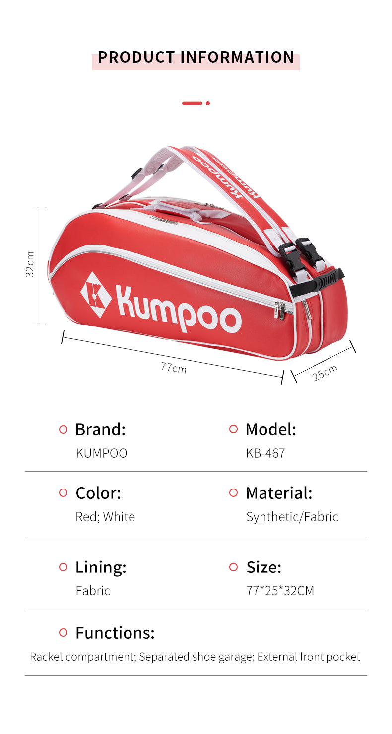 KUMPOO KB-467 RACKET BAG
