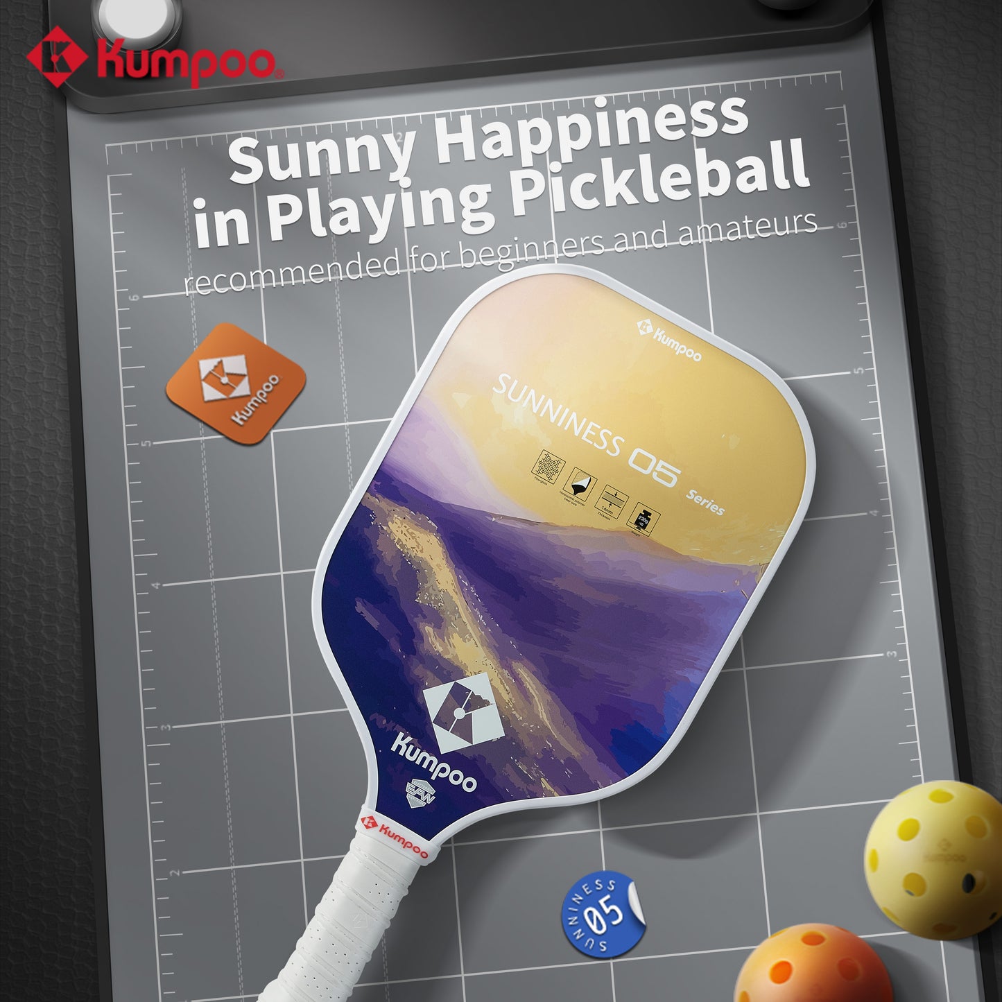 KUMPOO SUNNINESS05 PICKLEBALL PADDLE