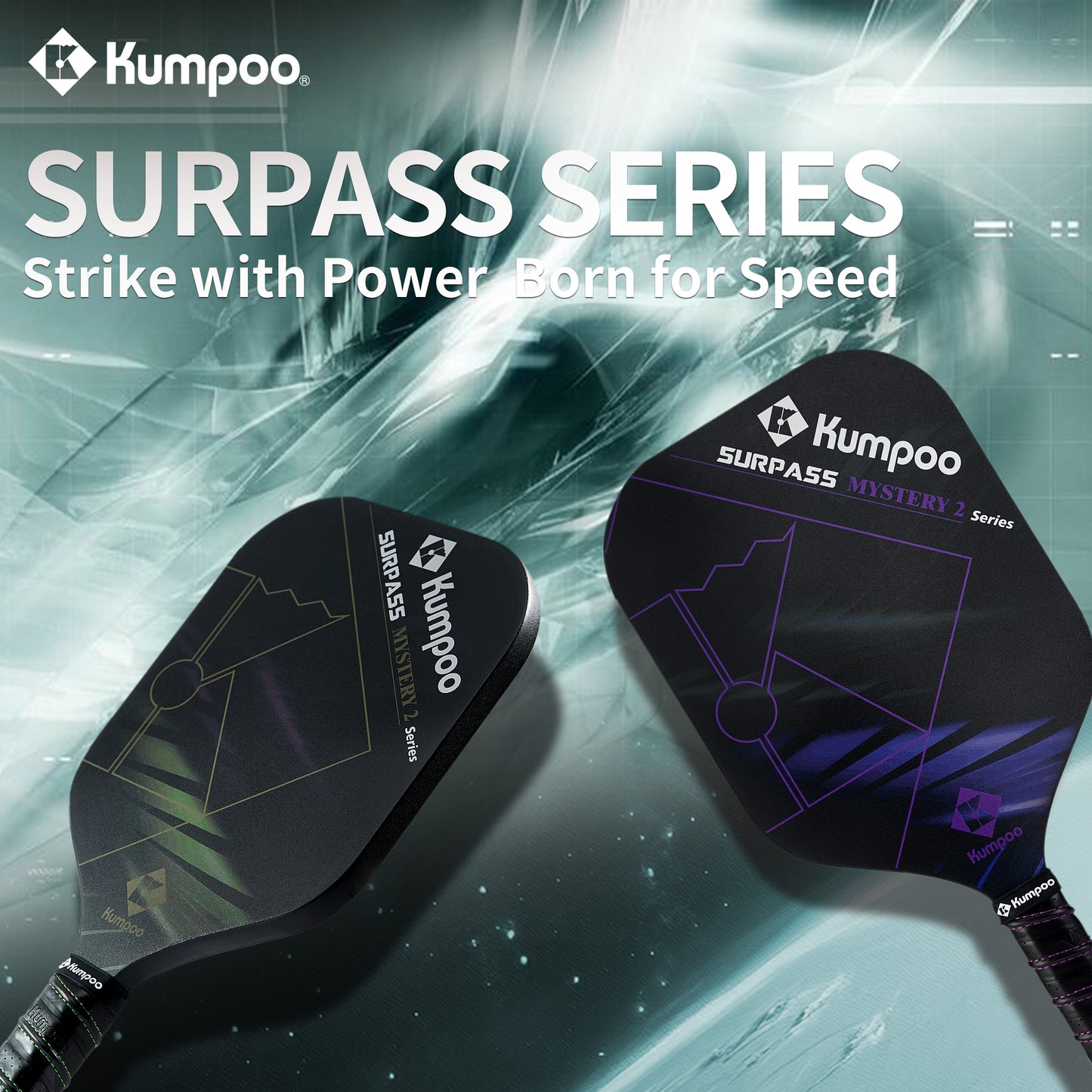 KUMPOO SURPASS MYSTERY 2 PICKLEBALL PADDLE (USAPA APPROVED)