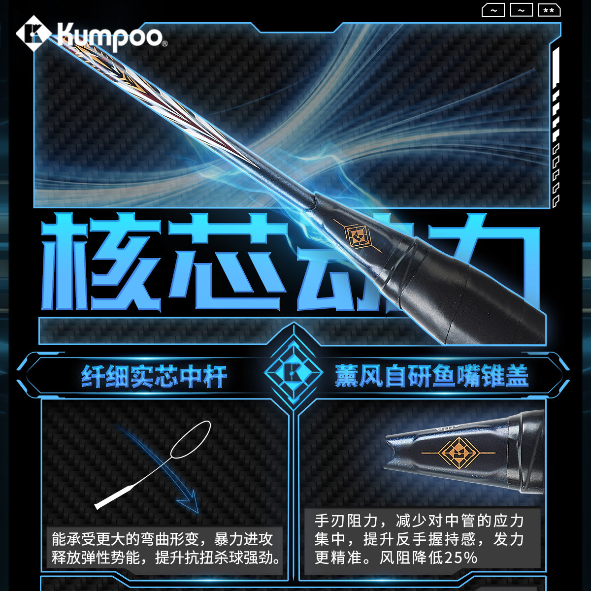 KUMPOO ASURA II 4U RACKET