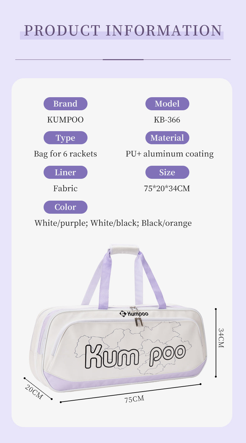 KUMPOO KB-366 RACKET BAG