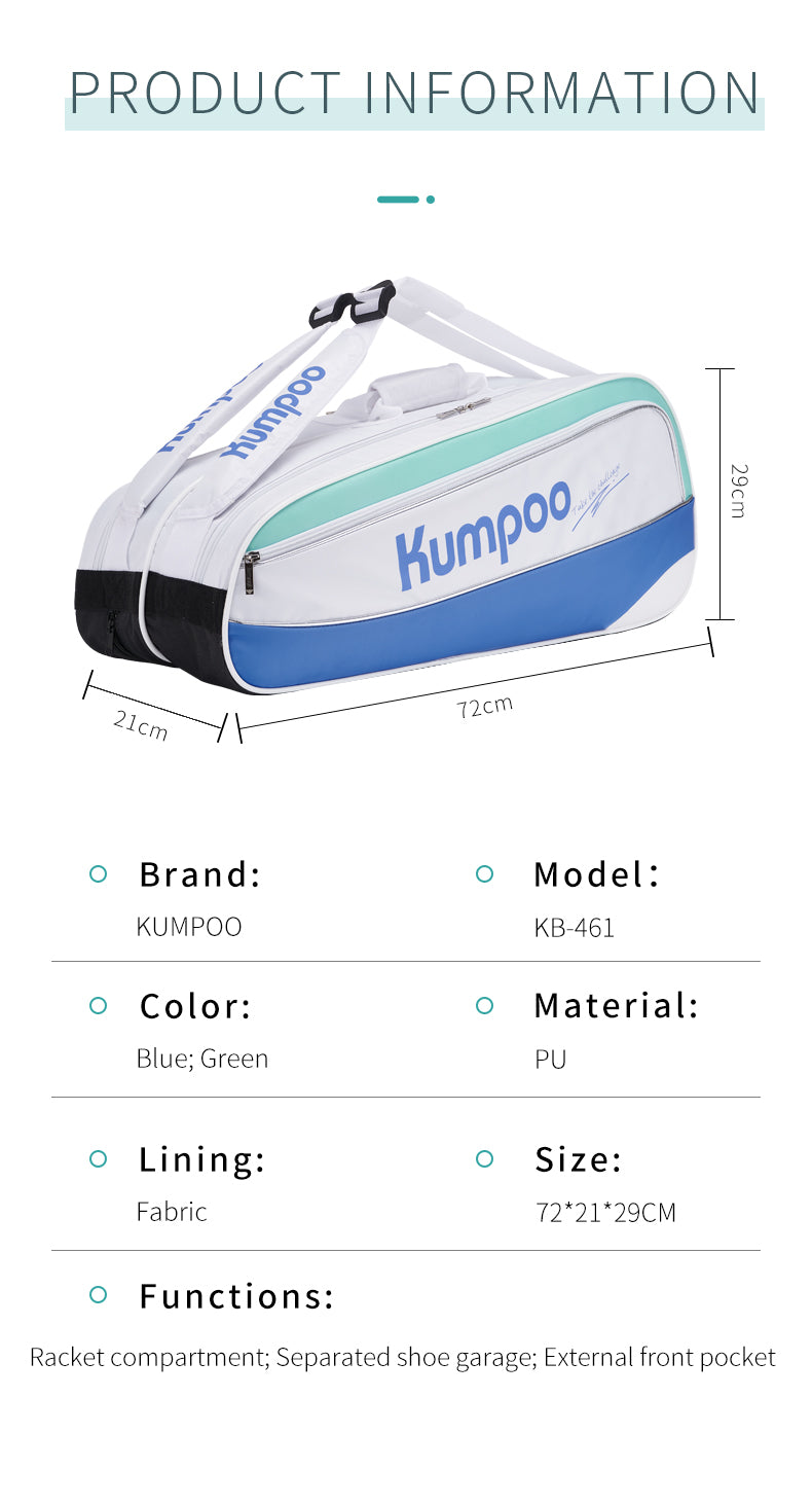 KUMPOO KB-461 RACKET BAG