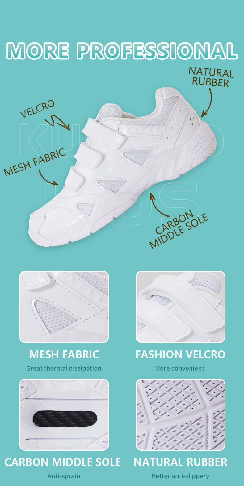 KUMPOO KH-F06J SHOES (KIDS)