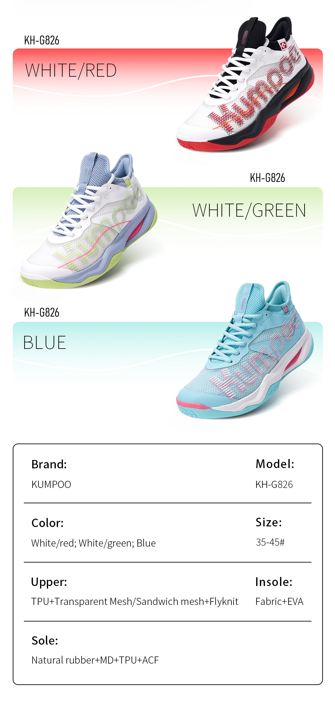 KUMPOO KH-G826 SHOES