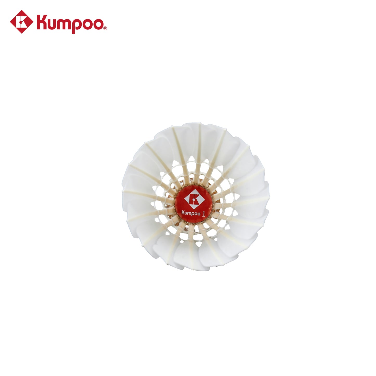 KUMPOO RED 1 SHUTTLECOCKS