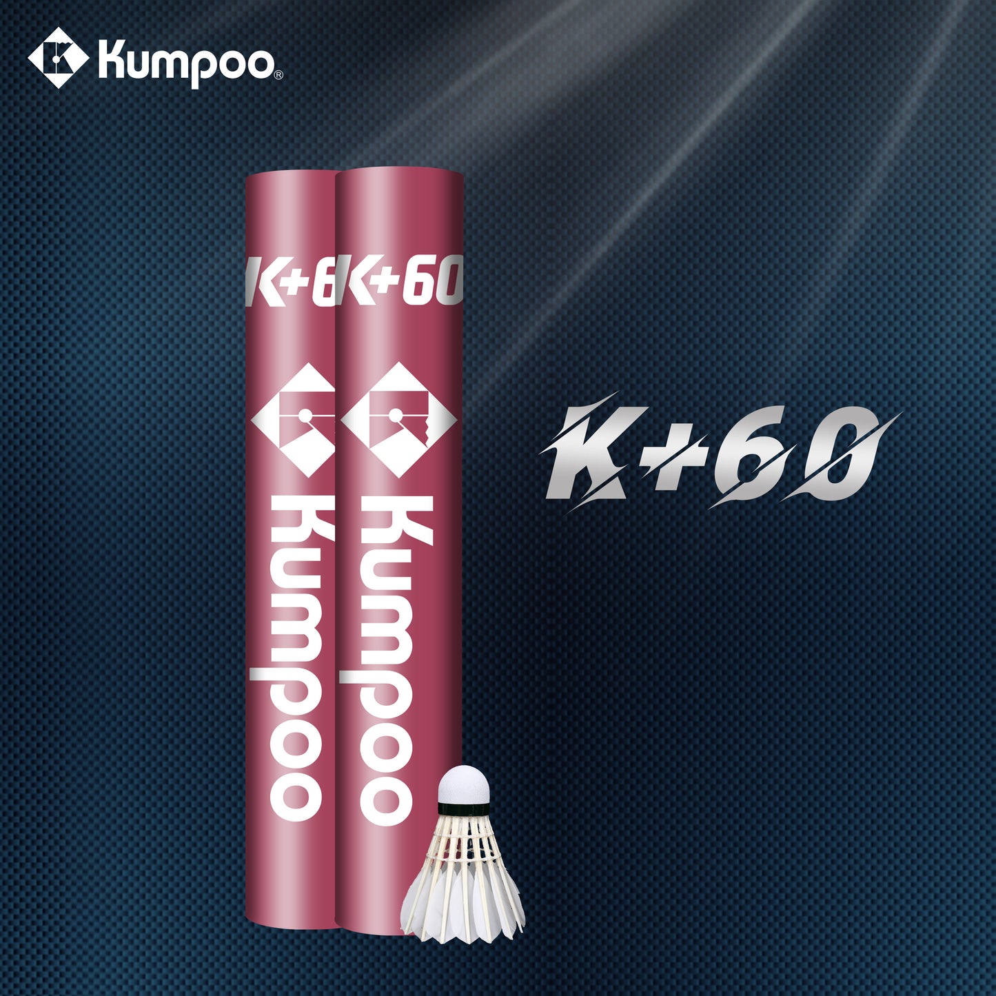 KUMPOO K+60 SHUTTLECOCKS