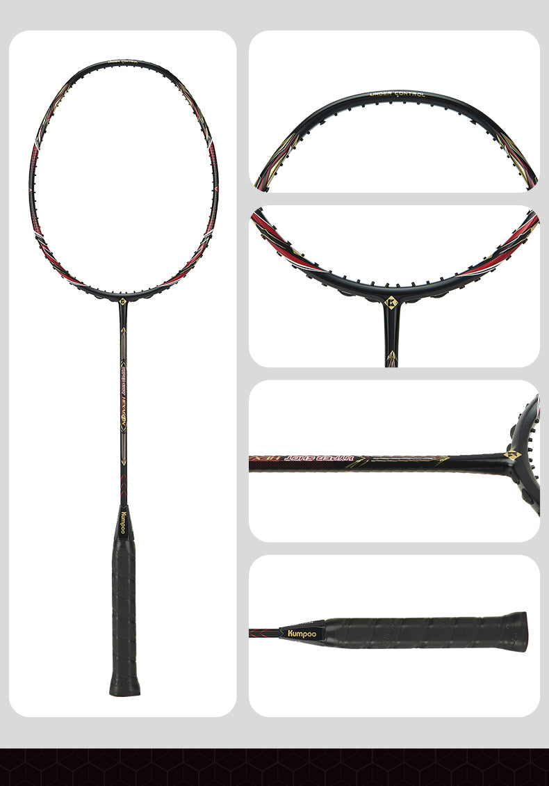 KUMPOO HYPER SHOT HEXAGON RACKET