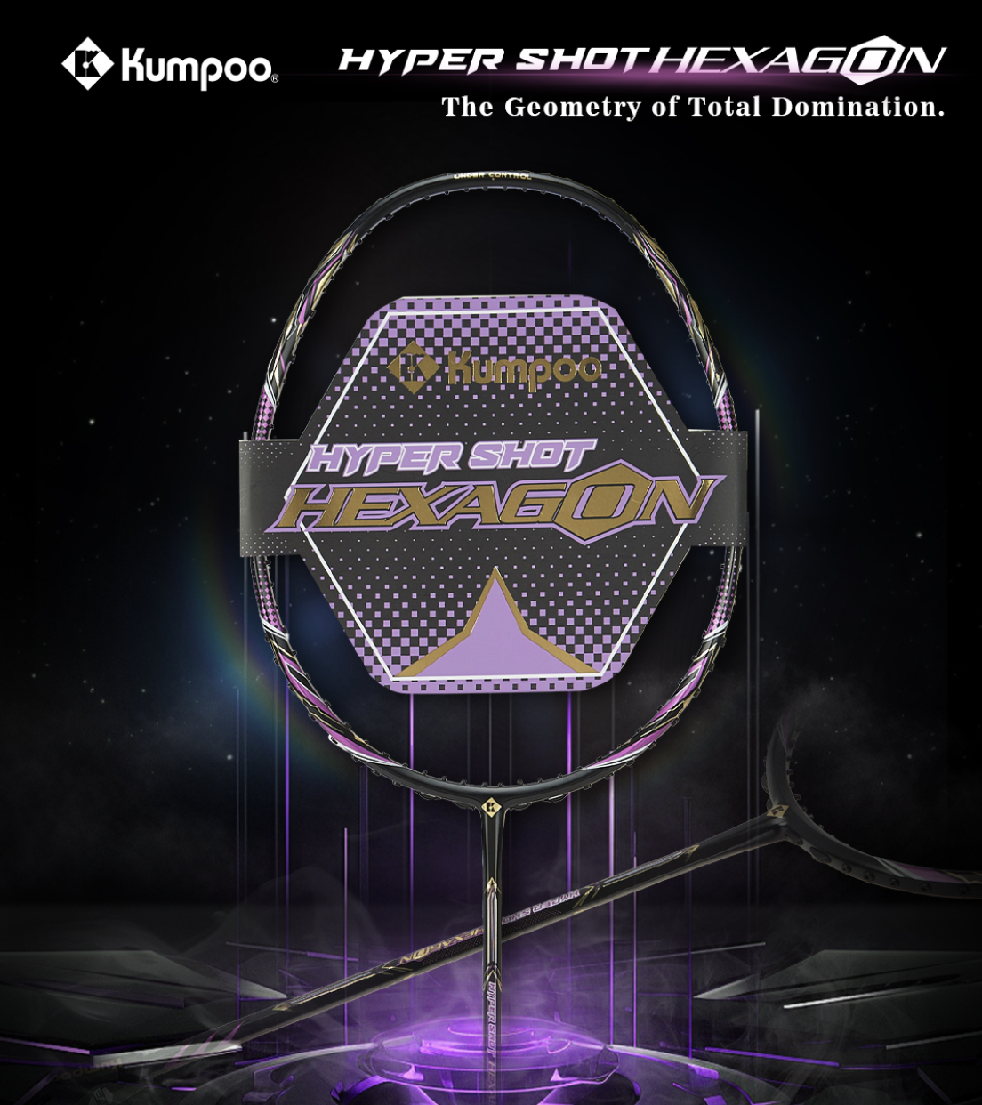 KUMPOO HYPER SHOT HEXAGON RACKET
