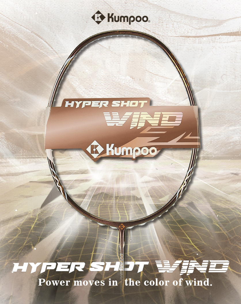 Wind Over Racket Kumpoo HYPER SHOT WIND 4U RACKET — Badminton Racket | World-Champ SG
