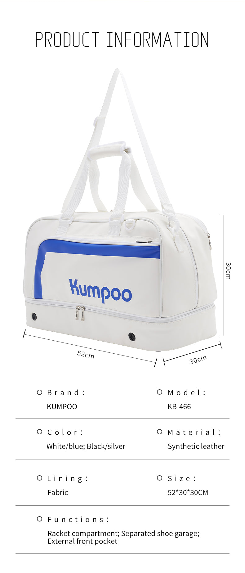 KUMPOO KB-466 TRAVEL BAG 