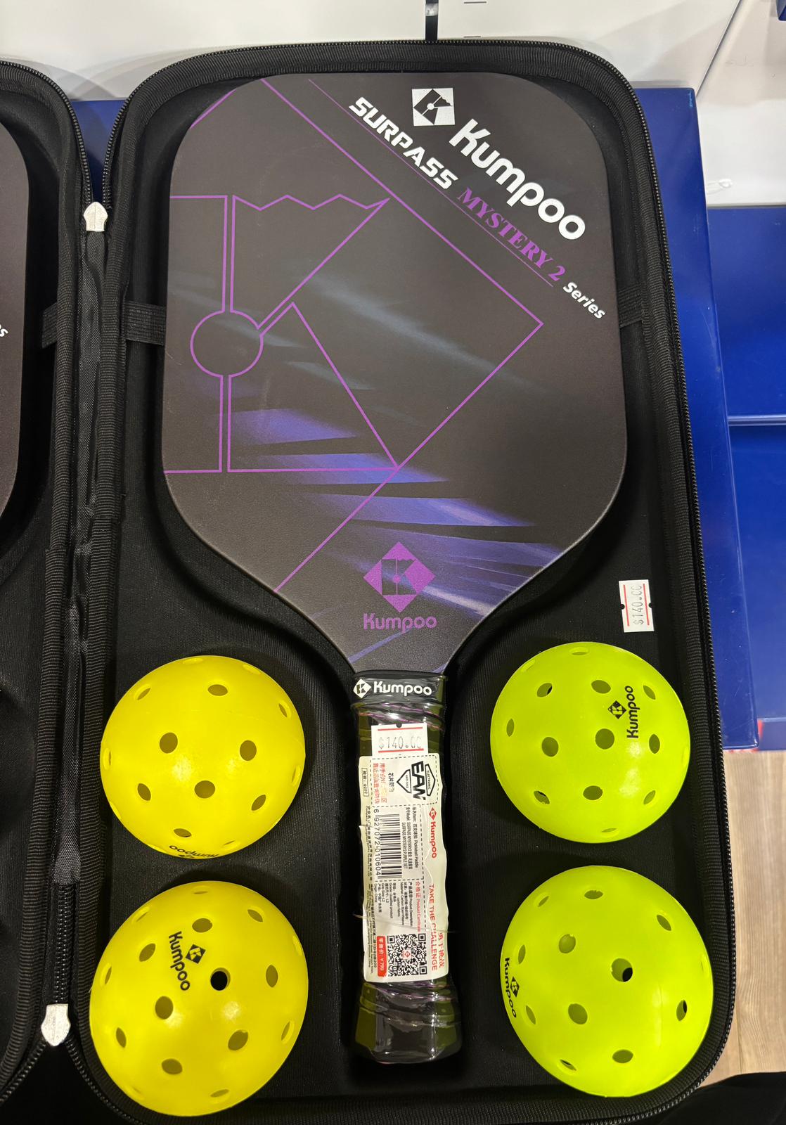 KUMPOO SURPASS MYSTERY 2 PICKLEBALL PADDLE (USAPA APPROVED)